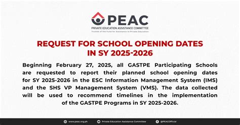 peac esc ims